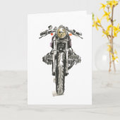 Krafträder in Tinte II Karte (Gelbe Blume)