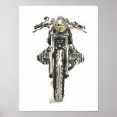 Krafträder in Tinte II Poster (Vorne)