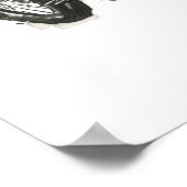 Krafträder in Tinte III Poster (Ecke)