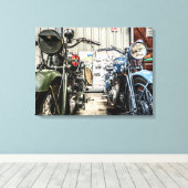 Krafträder Leinwanddruck (Insitu (Holzboden))