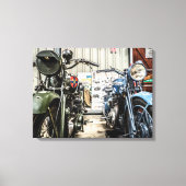 Krafträder Leinwanddruck (Vorderseite)