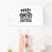 Krafträder mit zwei Rädern, einem Soul Banner (Insitu)