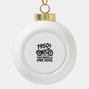 Krafträder mit zwei Rädern, einem Soul Keramik Kugel-Ornament