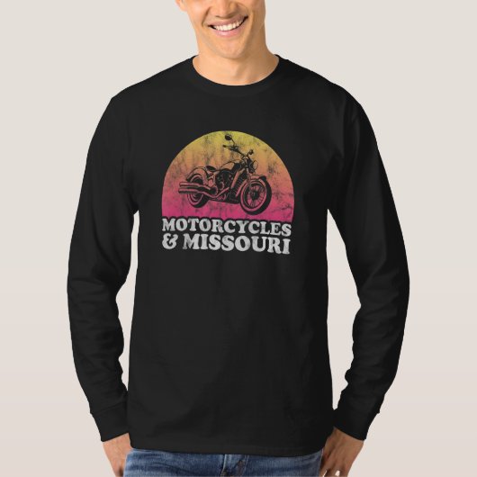 Krafträder und Krafträder von Missouri T-Shirt (Vorderseite)
