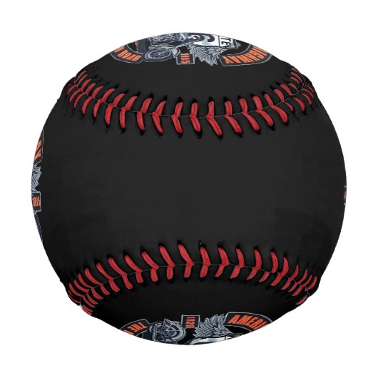 Krafträder und Route 66 Baseball (Vorderseite)