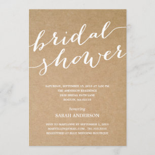 KRAFTSCHEIDER  BRIDAL SHOWING INVITATION EINLADUNG