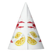 Kräftskiva / Crawfish Boil Partyhütchen (Rückseite)