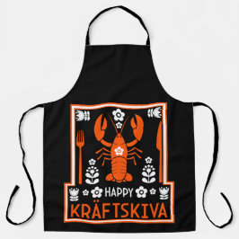 Kräftskiva - Schwedisches Krakischefisch-Party Schürze