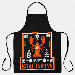 Kräftskiva - Schwedisches Krakischefisch-Party Schürze