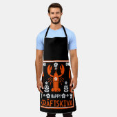 Kräftskiva - Schwedisches Krakischefisch-Party Schürze (Getragen)