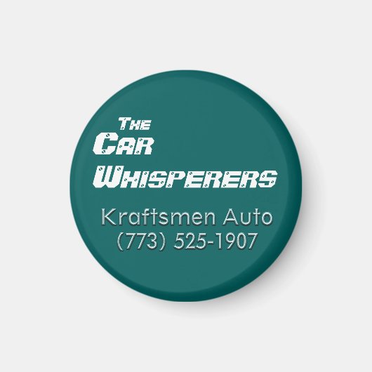 Kraftsmen Auto Whisperers Magnet (Vorne)