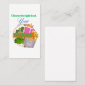 Kraftstoff oder Narr - Ihr Anruf Visitenkarte (Vorne/Hinten)