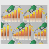 Kraftstoffpreis Geschenkpapier (Flach)