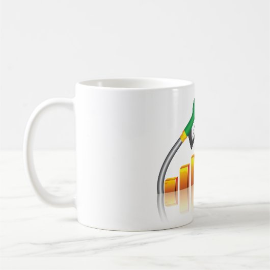 Kraftstoffpreis Kaffeetasse (Links)