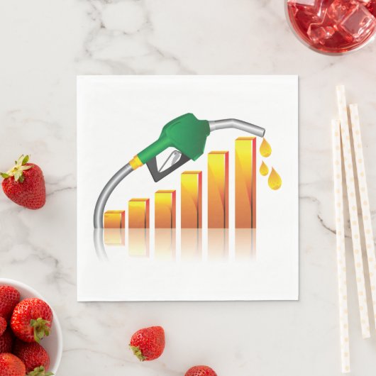 Kraftstoffpreis Serviette (Beispiel)