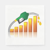 Kraftstoffpreis Serviette (Vorderseite)