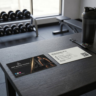 Krafttrainer   Luxus-Fitness Visitenkarte