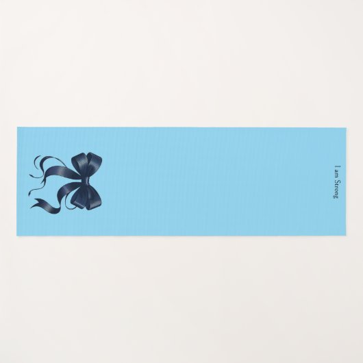 Krafttraining Blue Bow Yogamatte (Vorderseite (Horizontal))