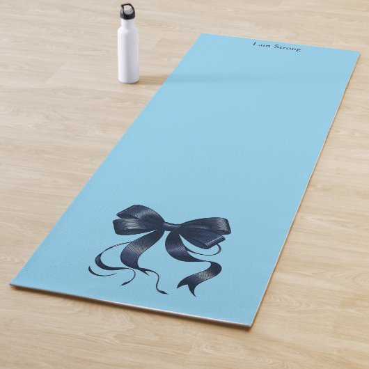 Krafttraining Blue Bow Yogamatte (Beispiel)