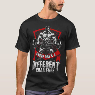 Krafttraining Fitnessstudio Workout jeden Tag eine T-Shirt