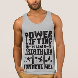 Krafttraining ist wie ein Triathlon für echte Männ T-Shirt
