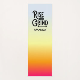 Krafttraining Rise and Grind und Yogamatte