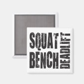 Kraftübertragung - Squat, Bench, Deadlift Magnet (Vorderseite/Rückseite)