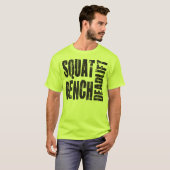 Kraftübertragung - Squat, Bench, Deadlift T-Shirt (Vorne ganz)