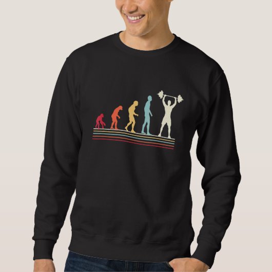 Kraftverstärkter Fitness-Hebeheber Sweatshirt (Vorderseite)
