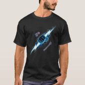 Kraftvolle kosmische Faust mit Blitz - Sei du selb T-Shirt (Vorderseite)