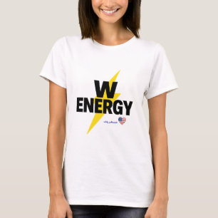 Kraftvoller Energie-Blitz Motivationsdesign T-Shirt
