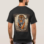 Kraftvoller Ladetiger T-Shirt (Rückseite)