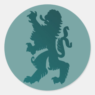 Kraftvoller Löwe Aufkleber