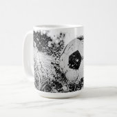 Kraftvoller Spritzer Kaffeetasse (Vorderseite Links)