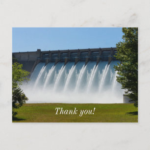 Kraftvoller Table Rock Dam Postkarte