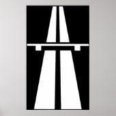 Kraftwerk - Autobahn Poster (Vorne)