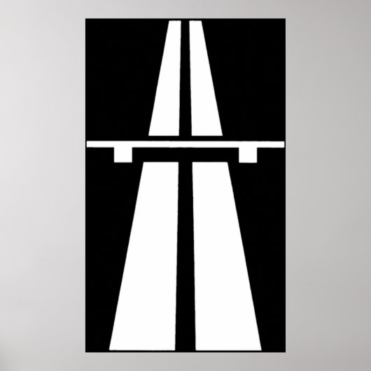 Kraftwerk - Autobahn Poster (Vorne)
