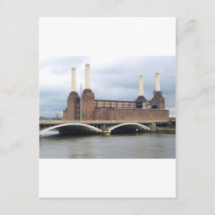 Kraftwerk Battersea in London England UK Postkarte