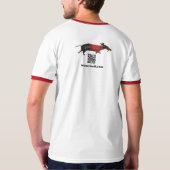 Kragen-Shirt der Dackel-Wolfmänner Farb T-Shirt (Rückseite)