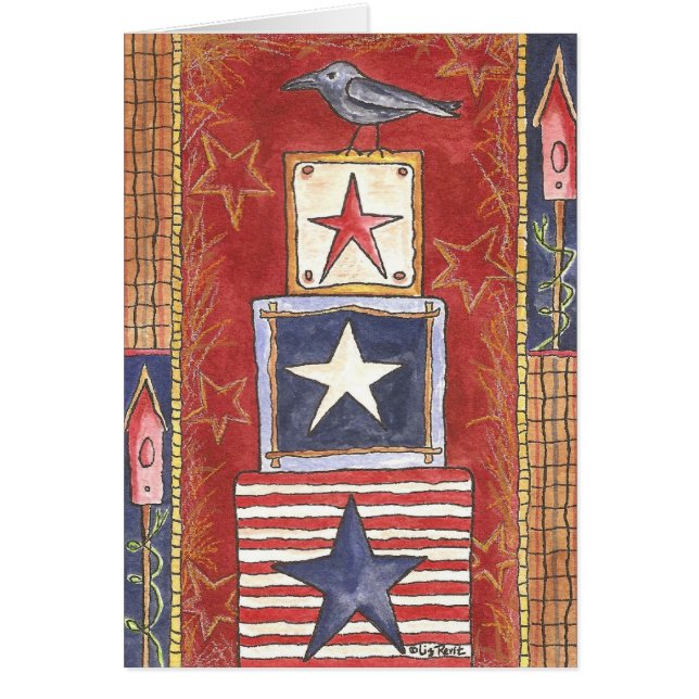 Krähe auf Sternen (Vorne)