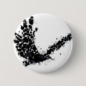 Krähe Button (Vorderseite)