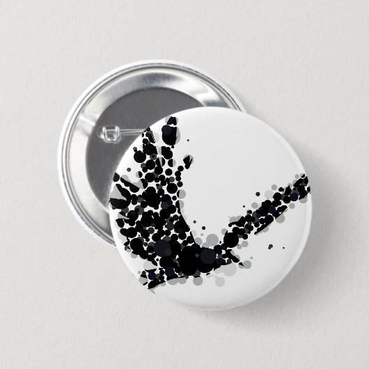 Krähe Button (Vorne & Hinten)