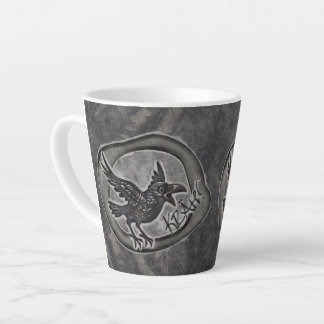 Krähe Crow Rabe ruft KRÄH! Milchtasse