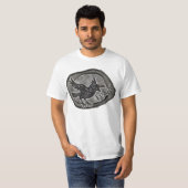 Krähe Crow Rabe ruft KRÄH! T-Shirt (Vorne ganz)