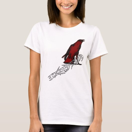 Krähe - Damen T-Shirt (Vorderseite)