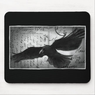 Krähe delux mousepad