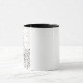 Krähe, die auf einer Power-Linie | Tasse sitzt (Zentrum)