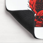Krähe F-Caw-F Lustiger Gothic-Humor Mousepad (Ecke)