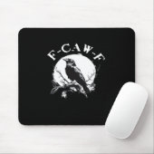 Krähe F-Caw-F Lustiger Vogel Ästhetik Casual Mousepad (Mit Mouse)