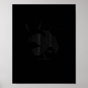 Krähe, F-Caw-F Lustiger Vogel Ästhetisch Casual Poster